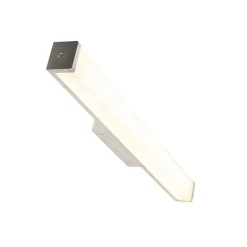 QAZQA Moderne Badezimmer Wandleuchte Stahl 62 cm IP44 - Cascada