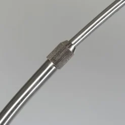 QAZQA Moderne Bogenlampe aus Stahl mit schwarzem Stoffschirm - Arc Basic