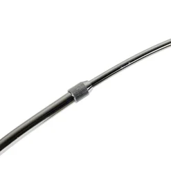 QAZQA Moderne Bogenlampe Chrom mit weißem Schirm - Arc Basic