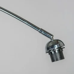 QAZQA Moderne Bogenlampe chrom verstellbar ohne Schirm
