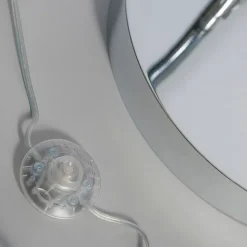 QAZQA Moderne Bogenlampe chrom verstellbar ohne Schirm