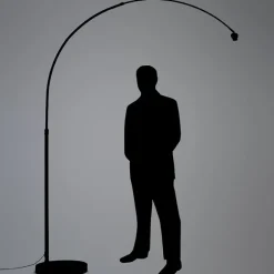 QAZQA Moderne Bogenlampe chrom verstellbar ohne Schirm