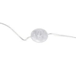 QAZQA Moderne Bogenlampe Messing mit weißem Schirm - Arc Basic