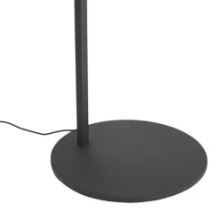 QAZQA Moderne Bogenlampe schwarz inkl. LED mit Touch-Dimmer - Arlow