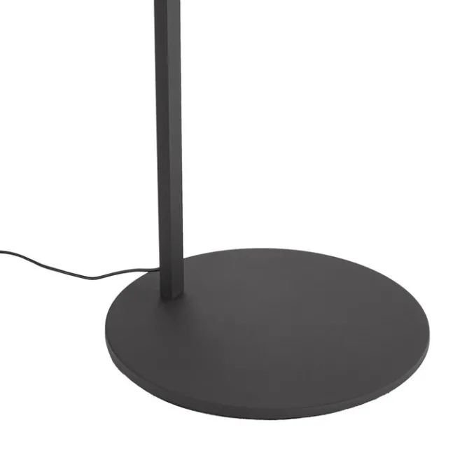 QAZQA Moderne Bogenlampe schwarz inkl. LED mit Touch-Dimmer - Arlow