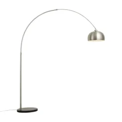 QAZQA Moderne Bogenlampe Stahl verstellbar - Grande