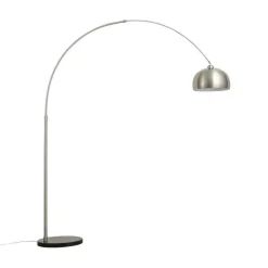 QAZQA Moderne Bogenlampe Stahl verstellbar - Grande