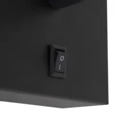 QAZQA Moderne flexible Wandleuchte schwarze LED - Flex