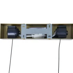 QAZQA Moderne Hängelampe Messing inkl. LED 3-Stufen-Dimmbar Easylift - Straight