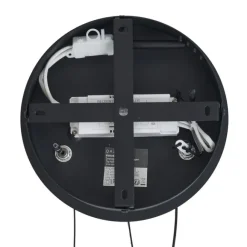 QAZQA Moderne Hängelampe schwarz 59cm inkl. LED 3-Stufen-Dimmbar - Anello Chandelier