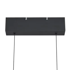 QAZQA Moderne Hängelampe schwarz inkl. LED 3-Stufen-Dimmbar Easylift - Straight