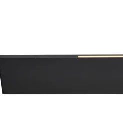 QAZQA Moderne Hängelampe schwarz inkl. LED 3-Stufen-Dimmbar Easylift - Straight