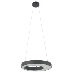 QAZQA Moderne Hängelampe schwarz 50cm inkl. LED 3-Stufen-Dimmbar - Organici