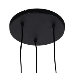 Trio Leuchten Moderne Hängelampe schwarz 3-flammig - Stream