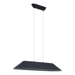 QAZQA Professional Moderne Hängelampe Schwarz mit grauer Innenseite inkl. LED 3-Stufen-Dimmbar - Dani