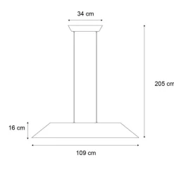 QAZQA Professional Moderne Hängelampe Schwarz mit grauer Innenseite inkl. LED 3-Stufen-Dimmbar - Dani