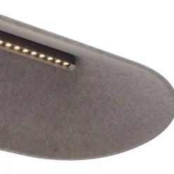 QAZQA Professional Moderne Hängelampe Schwarz mit grauer Innenseite inkl. LED 3-Stufen-Dimmbar - Dani