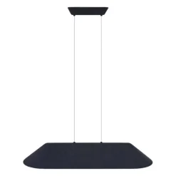 QAZQA Professional Moderne Hängelampe Schwarz mit grauer Innenseite inkl. LED 3-Stufen-Dimmbar - Dani