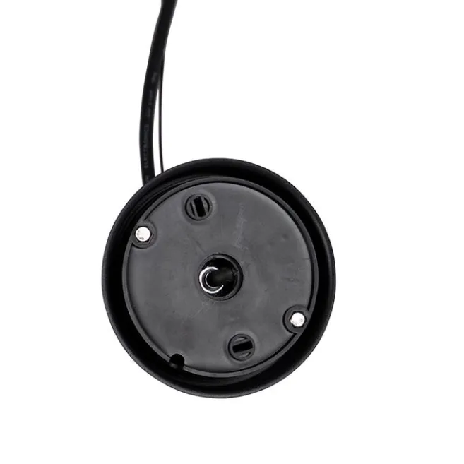 QAZQA Moderne Hängelampe Schwarz mit Glas IP44 - Jarra