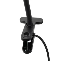 QAZQA Moderne Klemmlampe schwarz mit Flexarm - Cavalux