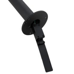 QAZQA Moderne Laterne schwarz mit Klarglas 104 cm IP44 - Sfera