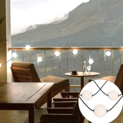 QAZQA Moderne Outdoor-Lichterkette 8M inkl. LED 14-Lichter - Malai