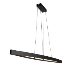 Honsel Moderne Pendelleuchte schwarz inkl. LED 3-stufig dimmbar - Dasha