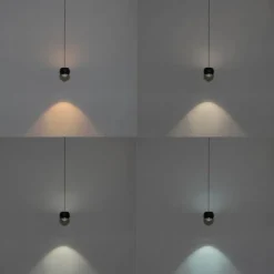 QAZQA Moderne schwarze Pendelleuchte für 1-phasiges Schienensystem inkl. LED - Magnetic Lance