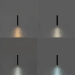 QAZQA Moderne schwarze Pendelleuchte für 1-phasiges Schienensystem 4,5 W 3000 K - Magnetic Cassie