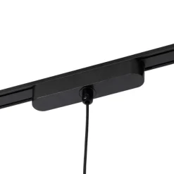 QAZQA Moderne schwarze Pendelleuchte für Schienensystem 1-phasig inkl. LED - Magnetic Vance