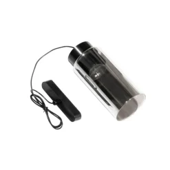 QAZQA Moderne schwarze Pendelleuchte für Schienensystem 1-phasig inkl. LED - Magnetic Vance