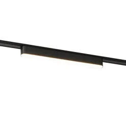 QAZQA Moderne schwarze Schienenstrahlerleuchte 1-phasig 10W 3000K - Magnetic Marra