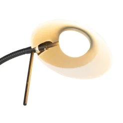 QAZQA Moderne Stehlampe schwarz inkl. LED - Lexus