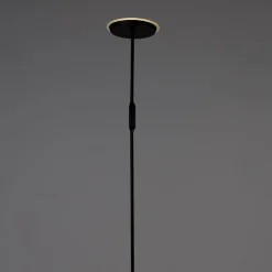 QAZQA Moderne Stehlampe schwarz inkl. LED und Dimmer - Bumu