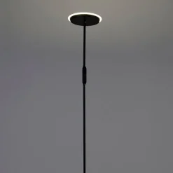 QAZQA Moderne Stehlampe schwarz inkl. LED und Dimmer - Bumu