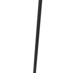 QAZQA Moderne Stehlampe schwarz inkl. LED und Dimmer - Bumu