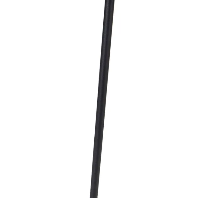 QAZQA Moderne Stehlampe schwarz inkl. LED und Dimmer - Bumu