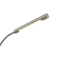 QAZQA Moderne Stehleuchte aus Stahl inkl. LED 3-Stufen-Dimmbar Wiederaufladbar - Statler