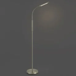 QAZQA Moderne Stehleuchte aus Stahl inkl. LED 3-Stufen-Dimmbar Wiederaufladbar - Statler