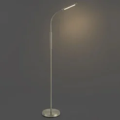 QAZQA Moderne Stehleuchte aus Stahl inkl. LED 3-Stufen-Dimmbar Wiederaufladbar - Statler