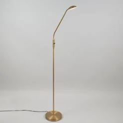 QAZQA Moderne Stehleuchte Bronze inkl. LED - Eva