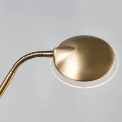 QAZQA Moderne Stehleuchte Bronze inkl. LED - Eva