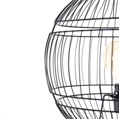 Honsel Moderne Stehleuchte schwarz - Sphaera