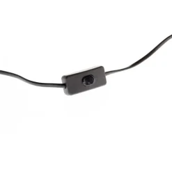 Honsel Moderne tafellamp zwart met roze kap - Lakitu