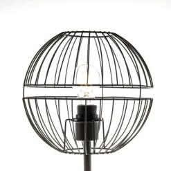 Honsel Moderne Tischlampe schwarz - Sphaera