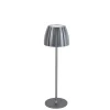 Light Trend Moderne Tischleuchte grau 3-stufig dimmbar wiederaufladbar - Dolce