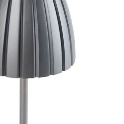 Light Trend Moderne Tischleuchte grau 3-stufig dimmbar wiederaufladbar - Dolce