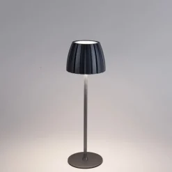 Light Trend Moderne Tischleuchte grau 3-stufig dimmbar wiederaufladbar - Dolce