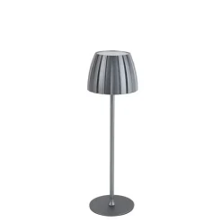 Light Trend Moderne Tischleuchte grau 3-stufig dimmbar wiederaufladbar - Dolce