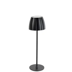 Light Trend Moderne Tischleuchte schwarz 3-stufig dimmbar wiederaufladbar - Dolce